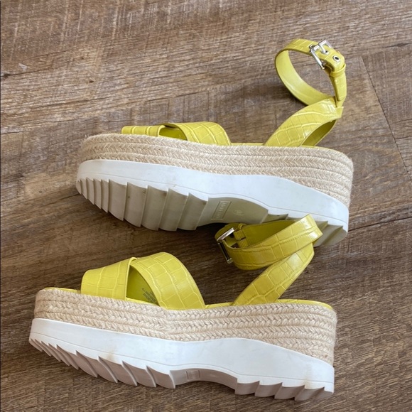 Marc Fisher Zarita Espadrille Wedge Sandal Size 8 - Picture 6 of 8